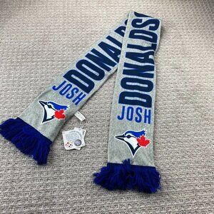 Toronto Blue Jays Scarf Josh Donaldson Forever Collectibles 58" X 6.5" NEW w Tag